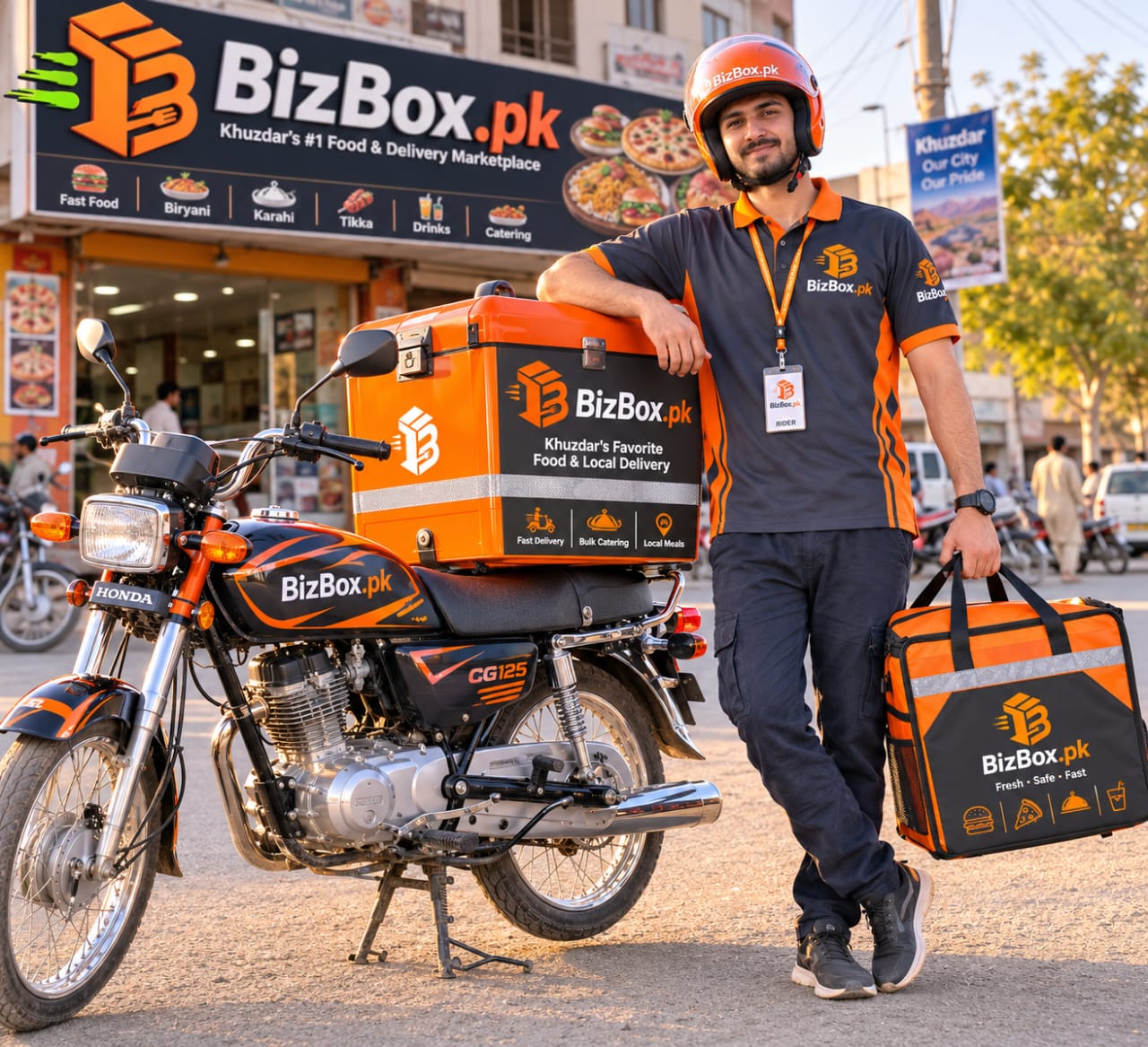 BizBox Delivery Rider in Khuzdar