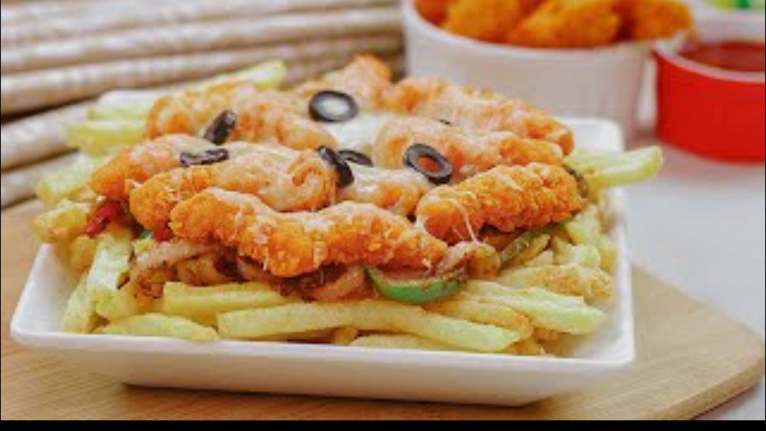 Faries Flavoured ( pizza Fries Chicken)