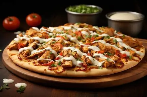 Shawarma pizza (Large)
