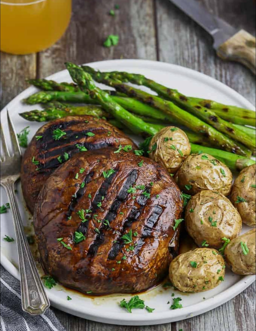 Mushroom steak