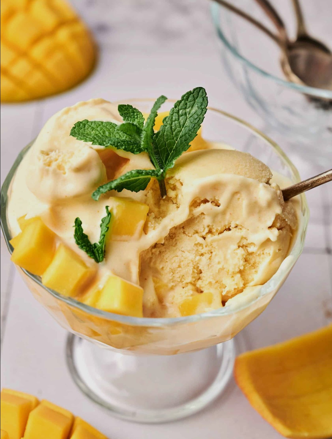 Mango ice cream