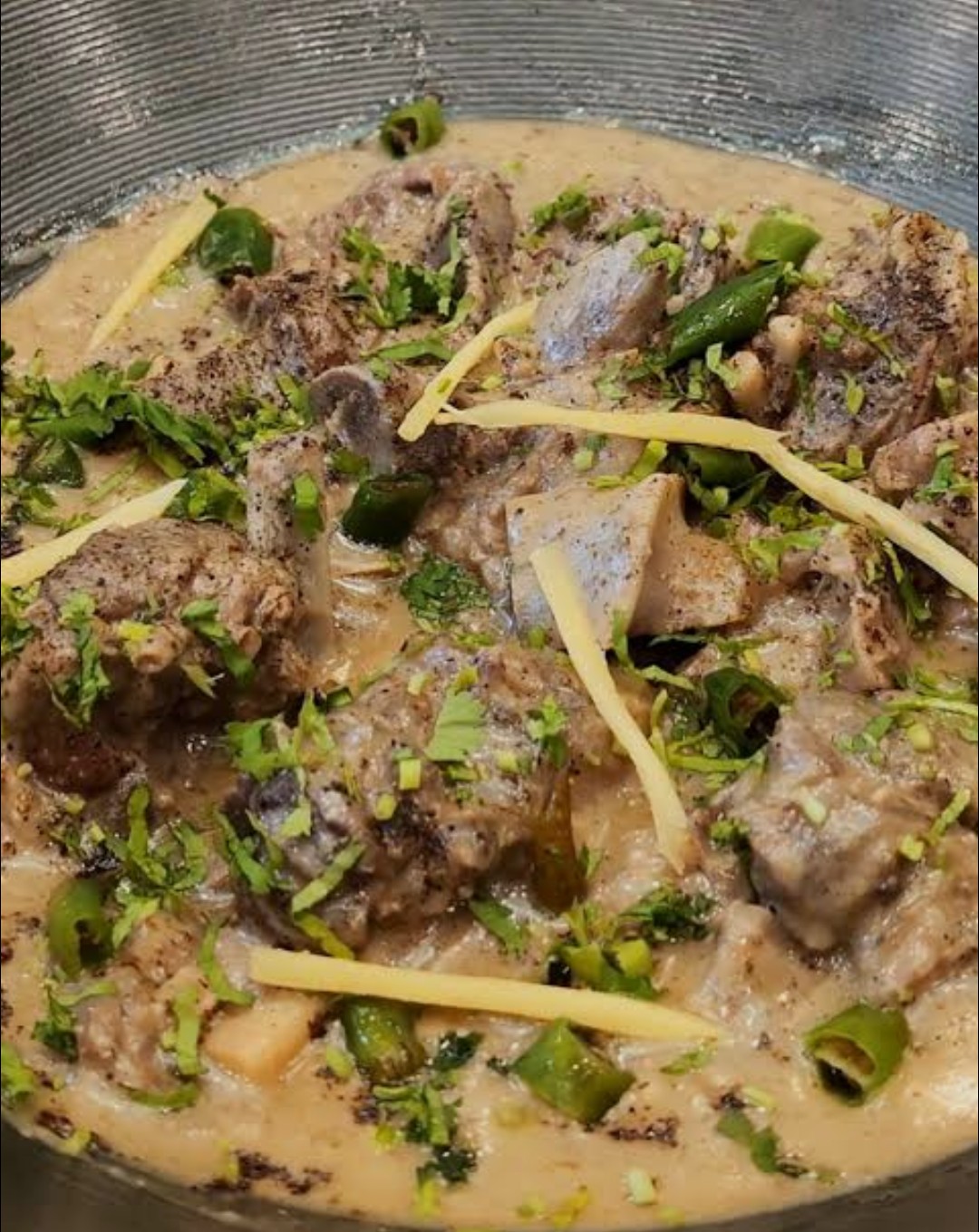 Mutton white karhai