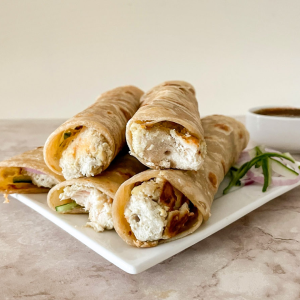Chicken Malai Boti Mayo Roll