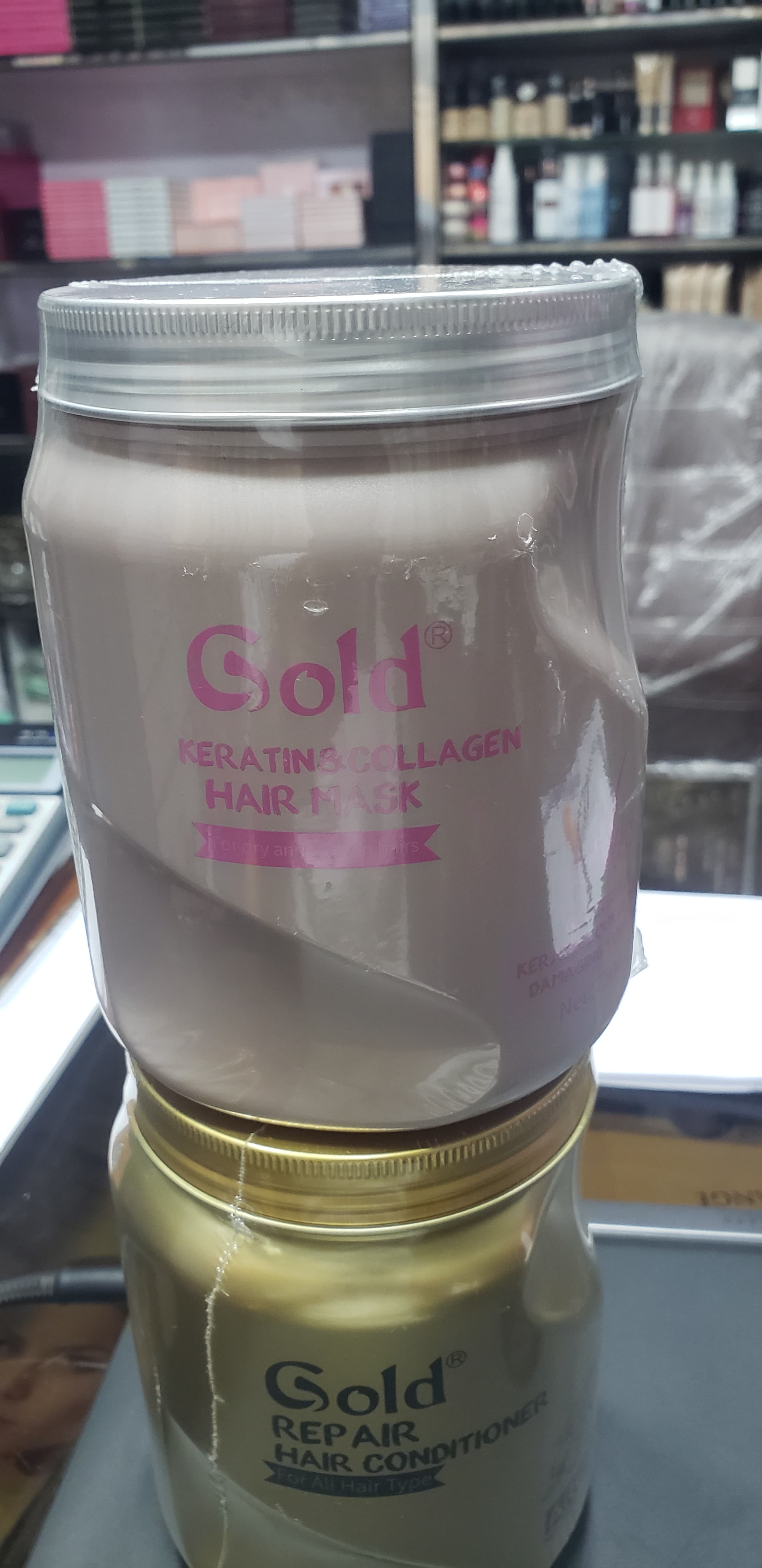 Gold Keratin Collagen Hair Mask