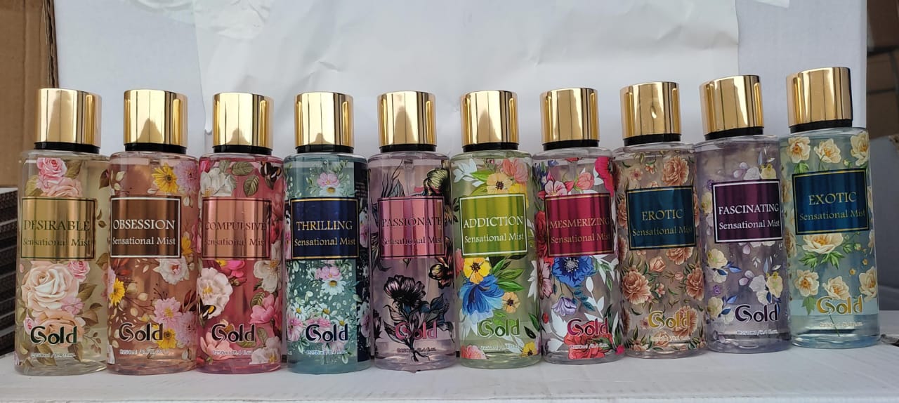 Gold Sensational Mist Body Spray  Premium Fragrance Collection (1 PCS)