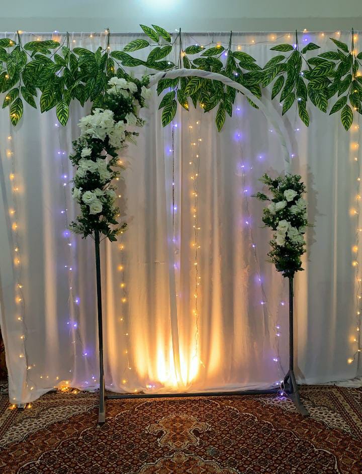 Simple Nikkah Floral Setup